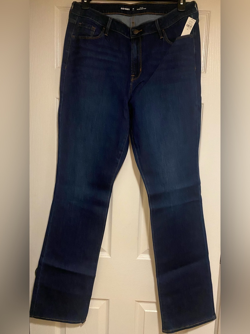 Old Navy Women's Kicker Bootcut Jeans 14 Tall NWT Blue